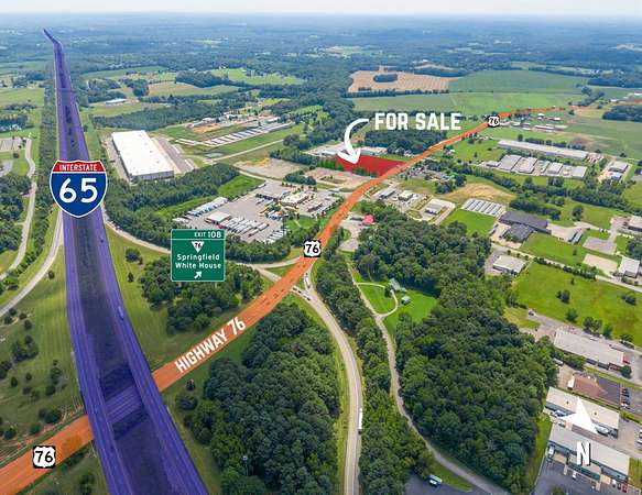 5 Acres of Commercial Land for Sale in White House, Tennessee