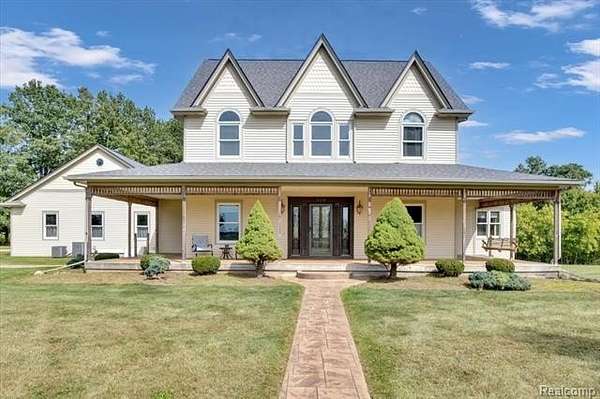 10 Acres of Residential Land with Home for Sale in Imlay City, Michigan