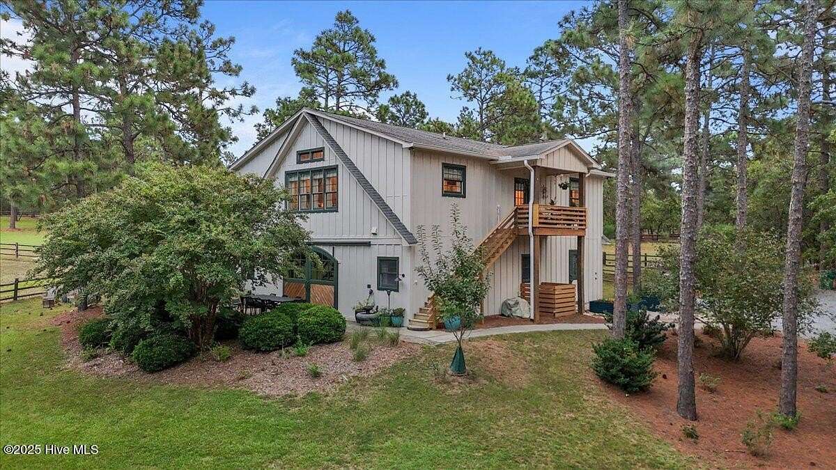 10.9 Acres of Land with Home for Sale in Carthage, North Carolina