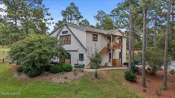 10.9 Acres of Land with Home for Sale in Carthage, North Carolina