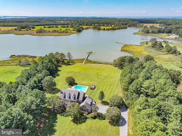 8.26 Acres of Residential Land with Home for Sale in McDaniel, Maryland