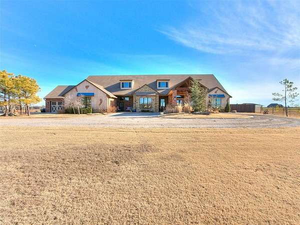 5 Acres of Land with Home for Sale in Piedmont, Oklahoma