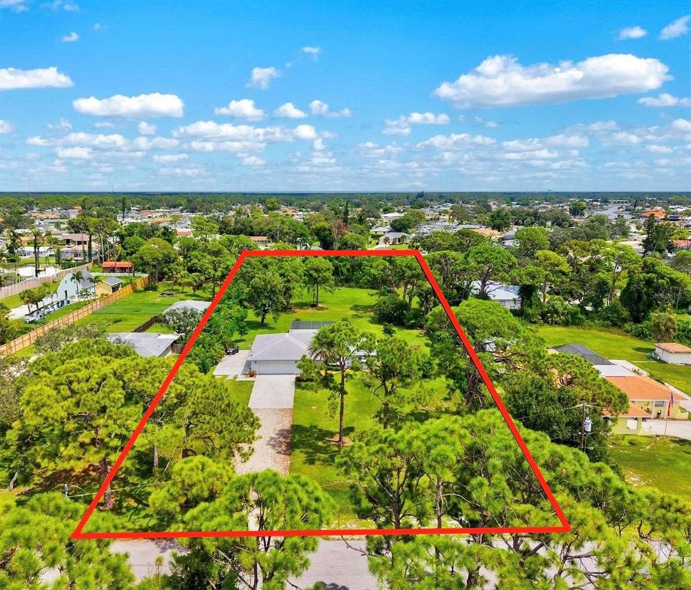 1.72 Acres of Residential Land with Home for Sale in Englewood, Florida