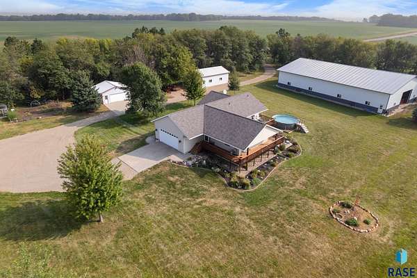 9.23 Acres of Land with Home for Sale in Canton, South Dakota