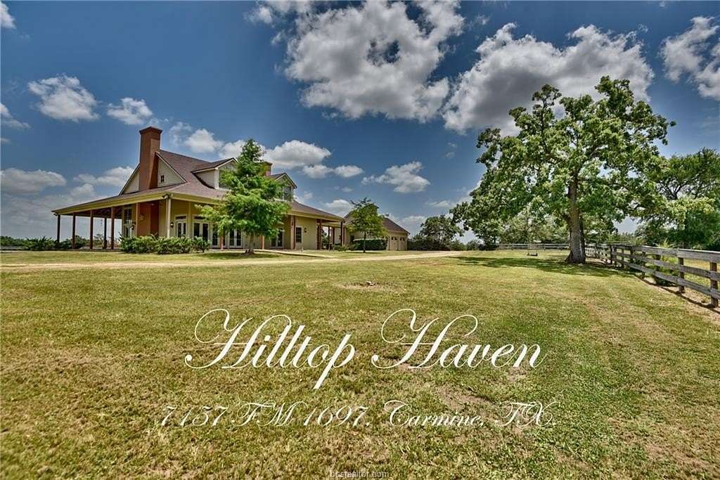 97.3 Acres of Land with Home for Sale in Carmine, Texas