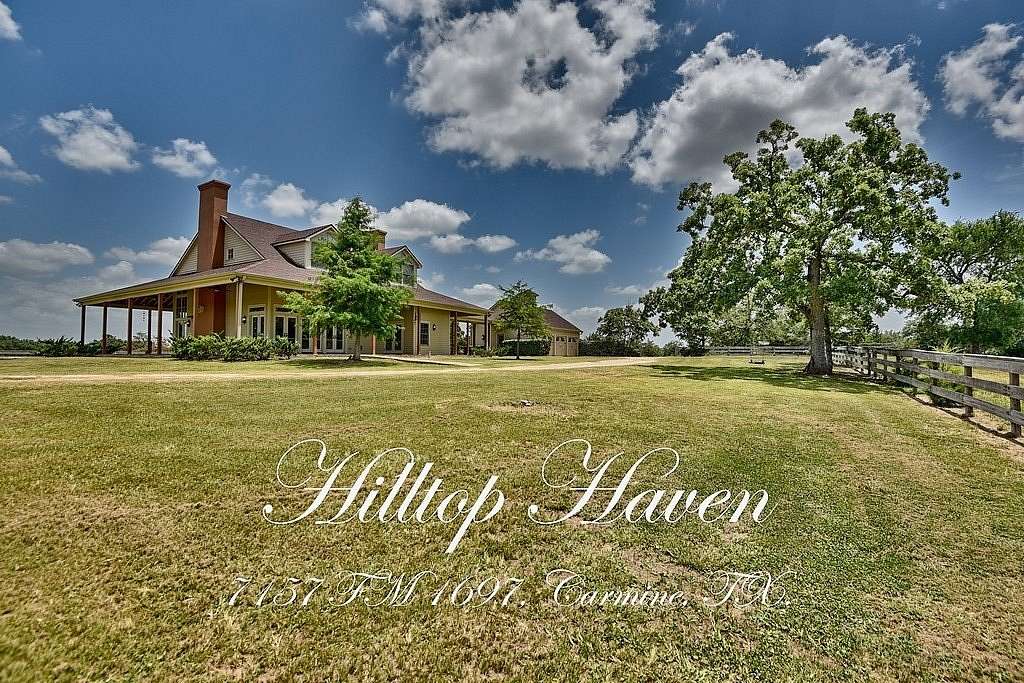 97.3 Acres of Land with Home for Sale in Carmine, Texas