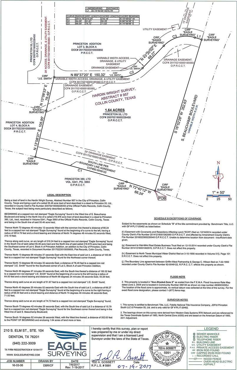 1.64 Acres of Commercial Land for Sale in Princeton, Texas