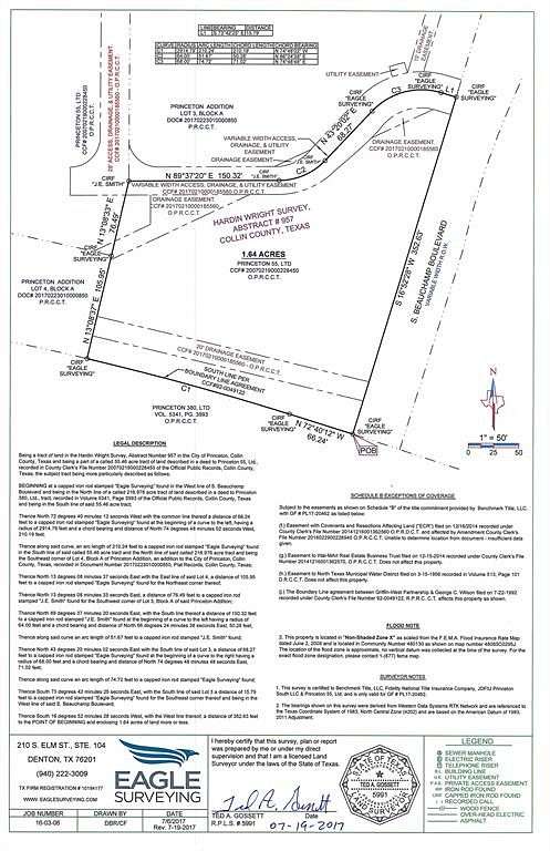 1.64 Acres of Commercial Land for Sale in Princeton, Texas