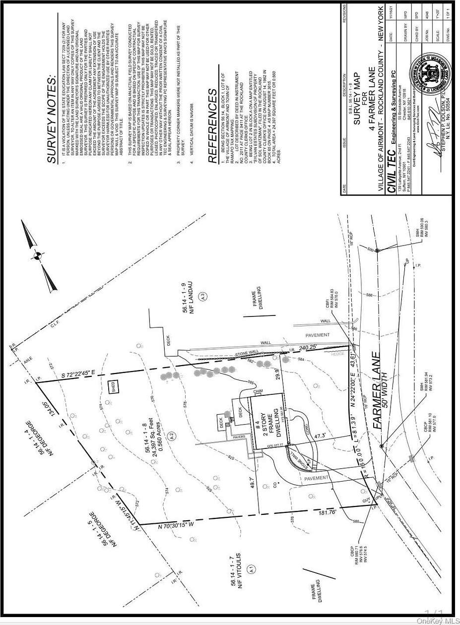 0.56 Acres of Residential Land for Sale in Airmont, New York