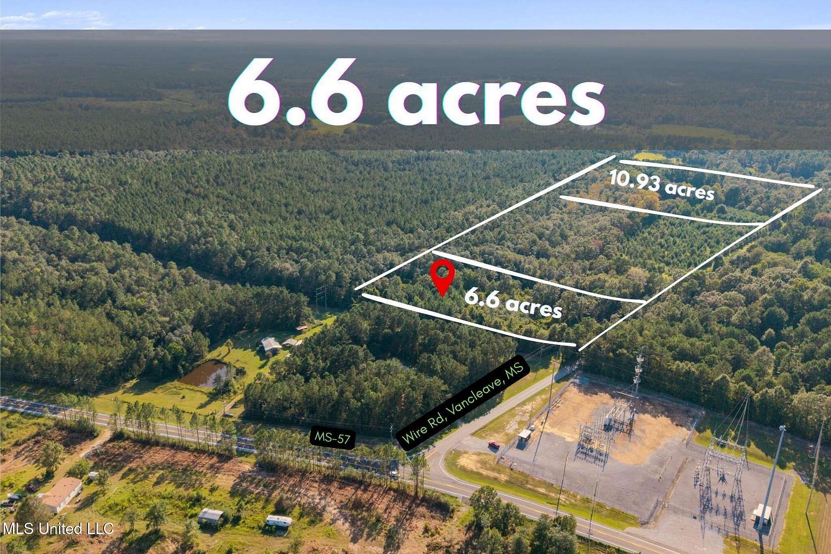 6.6 Acres of Agricultural Land for Sale in Vancleave, Mississippi