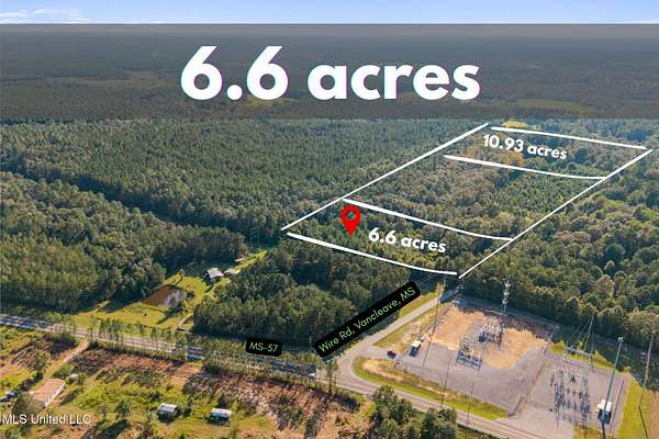 6.6 Acres of Agricultural Land for Sale in Vancleave, Mississippi