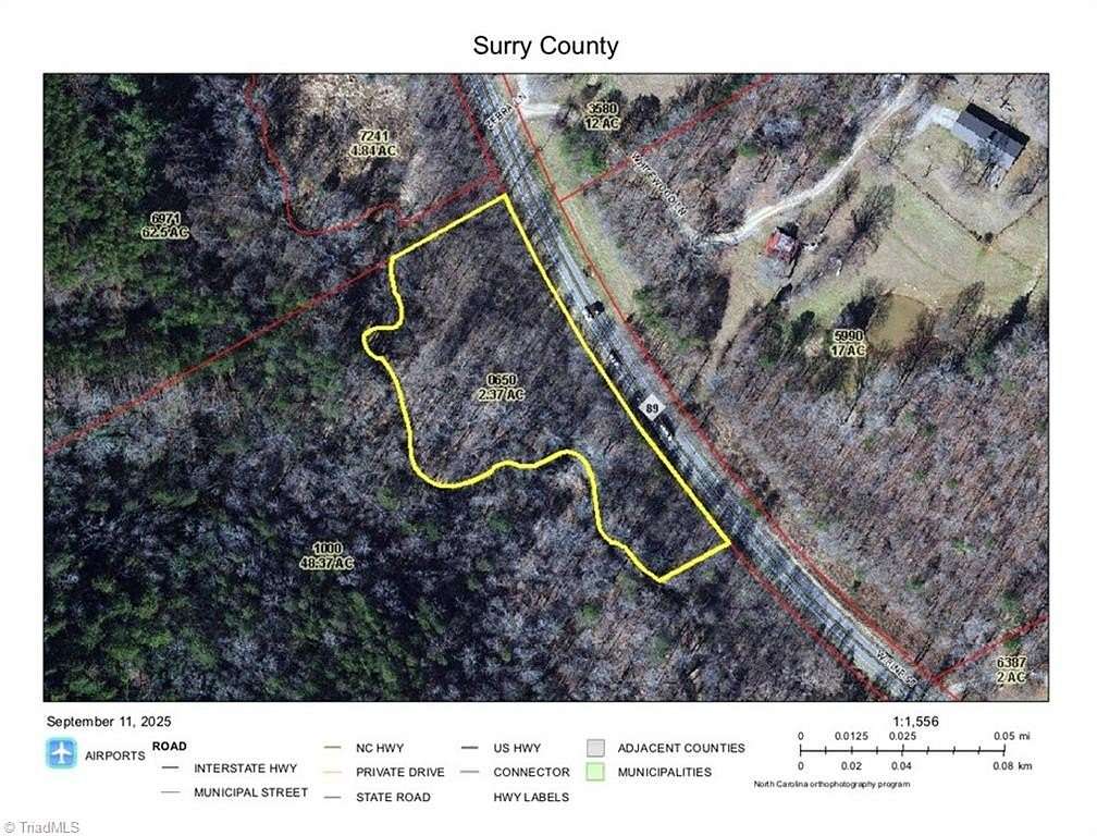 2.37 Acres of Residential Land for Sale in Mount Airy, North Carolina