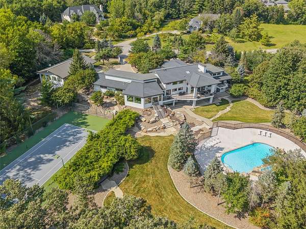 3.44 Acres of Residential Land with Home for Sale in West Des Moines, Iowa