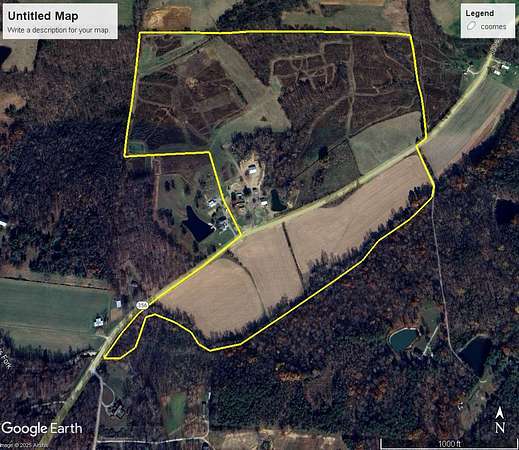 124 Acres of Land with Home for Sale in Lexington, Indiana