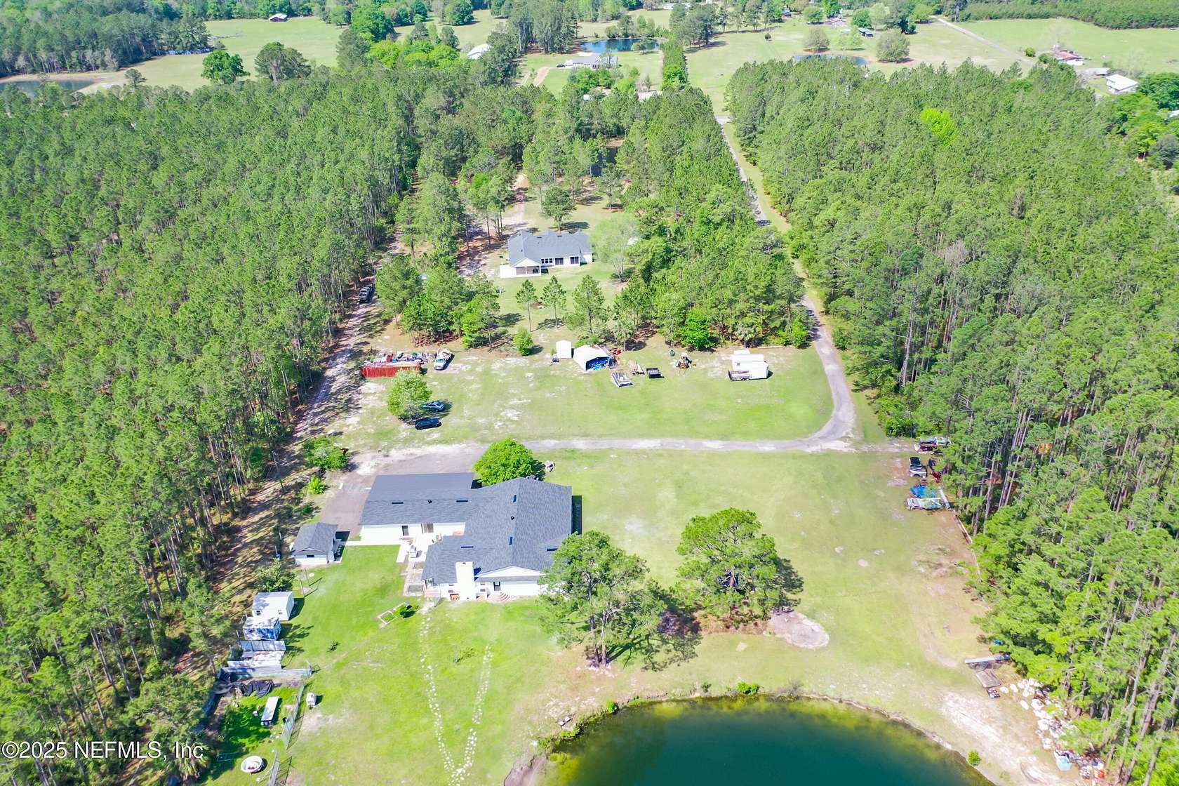 1.83 Acres of Residential Land with Home for Sale in Hilliard, Florida
