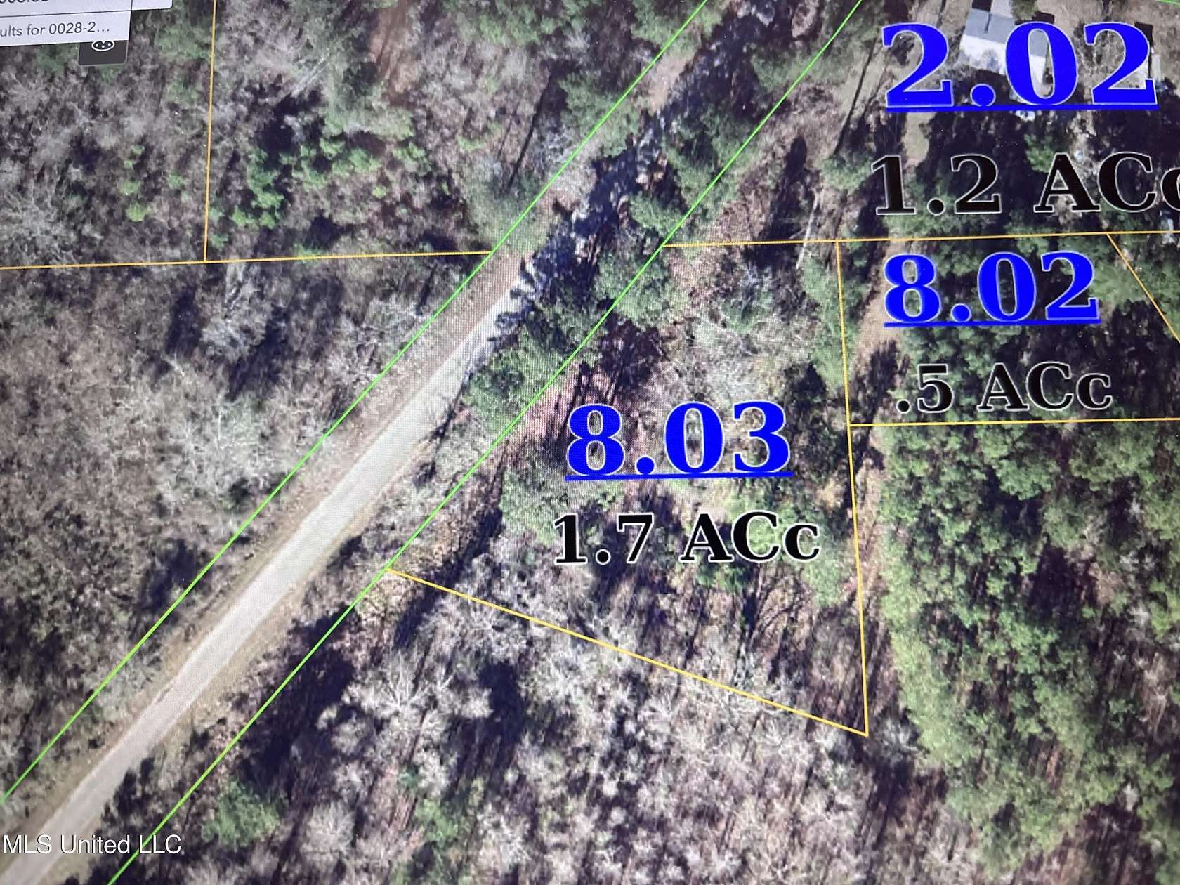 1.7 Acres of Land for Sale in Rose Hill, Mississippi