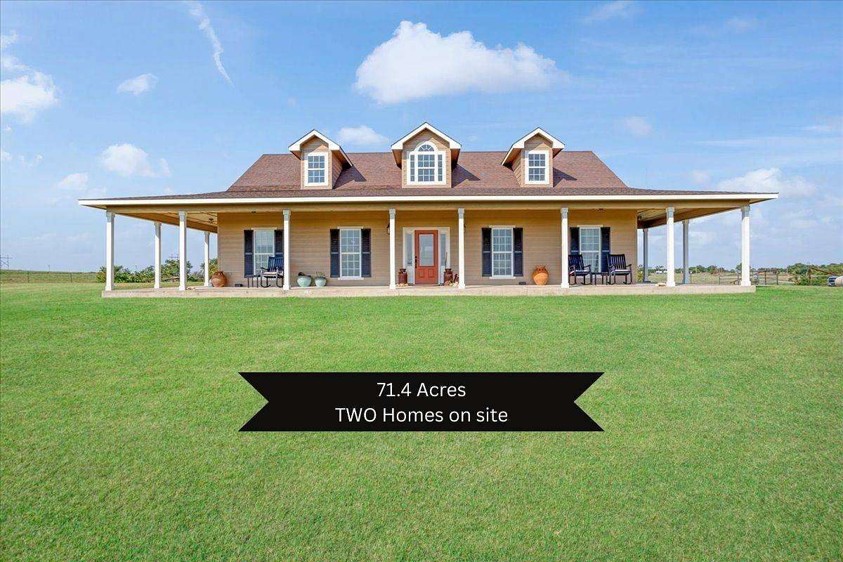 71.4 Acres of Agricultural Land with Home for Sale in Kenefic, Oklahoma