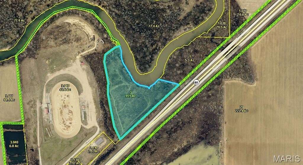 11.5 Acres of Agricultural Land for Sale in Poplar Bluff, Missouri