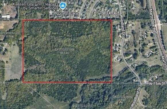 58.1 Acres of Recreational Land for Sale in Shawnee, Kansas