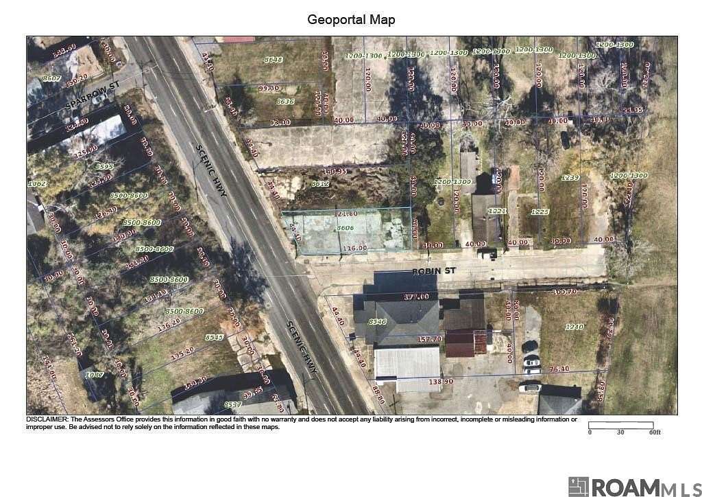 0.08 Acres of Commercial Land for Sale in Baton Rouge, Louisiana