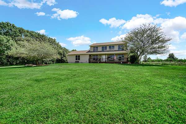 5 Acres of Land with Home for Sale in Hebron, Indiana