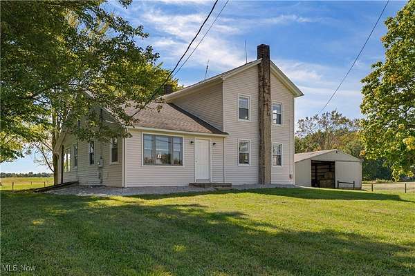 6.25 Acres of Land with Home for Sale in Berlin Center, Ohio