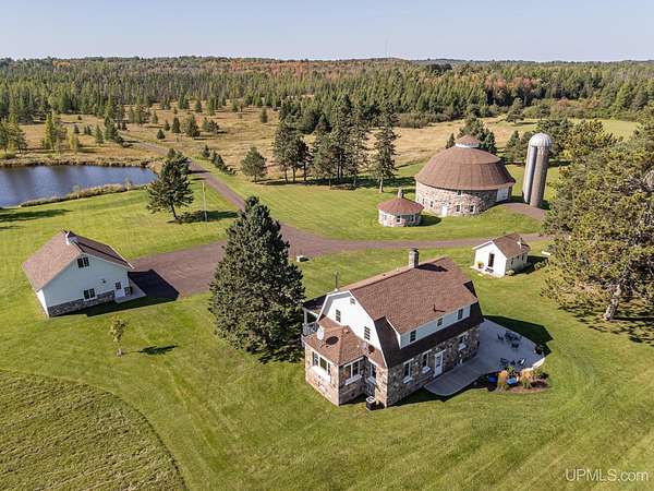 51.3 Acres of Agricultural Land with Home for Sale in Hurley, Wisconsin