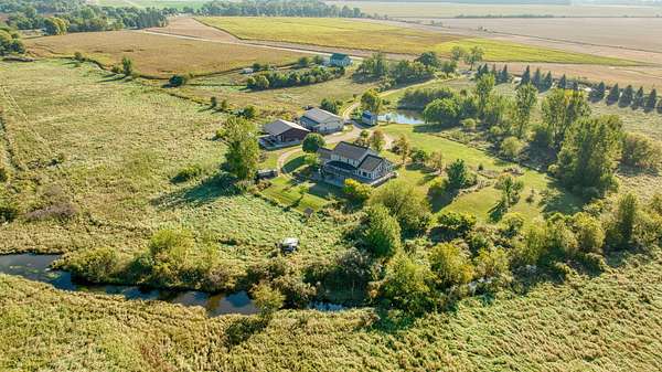 59 Acres of Agricultural Land with Home for Sale in Coldwater, Michigan