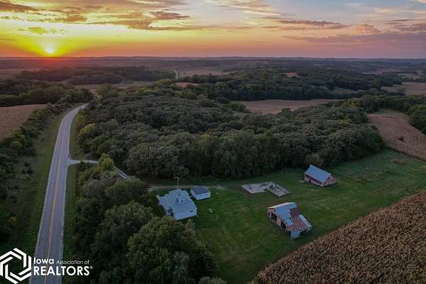 23 Acres of Land with Home for Sale in Pisgah, Iowa