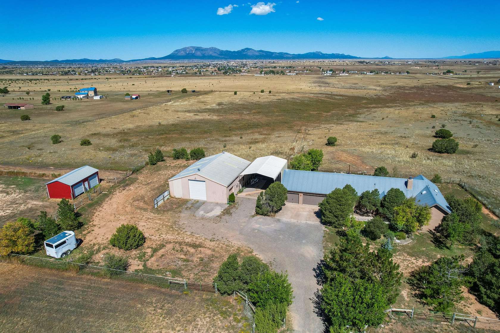 20 Acres of Land with Home for Sale in Edgewood, New Mexico