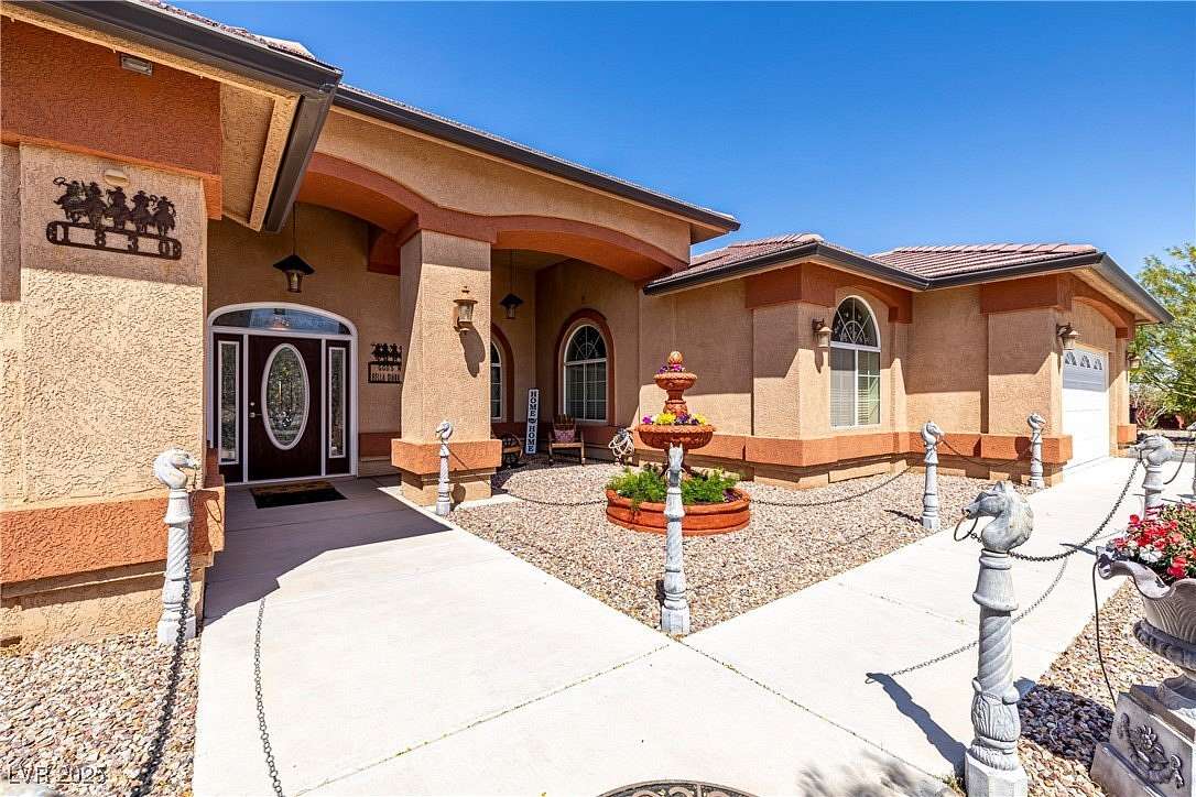 2 Acres of Residential Land with Home for Sale in Pahrump, Nevada