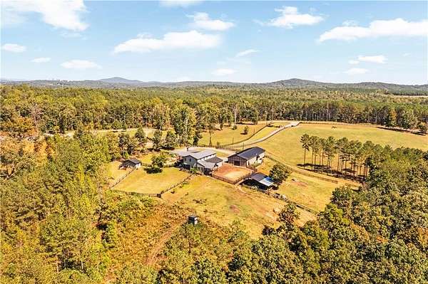 12 Acres of Land with Home for Sale in Ball Ground, Georgia