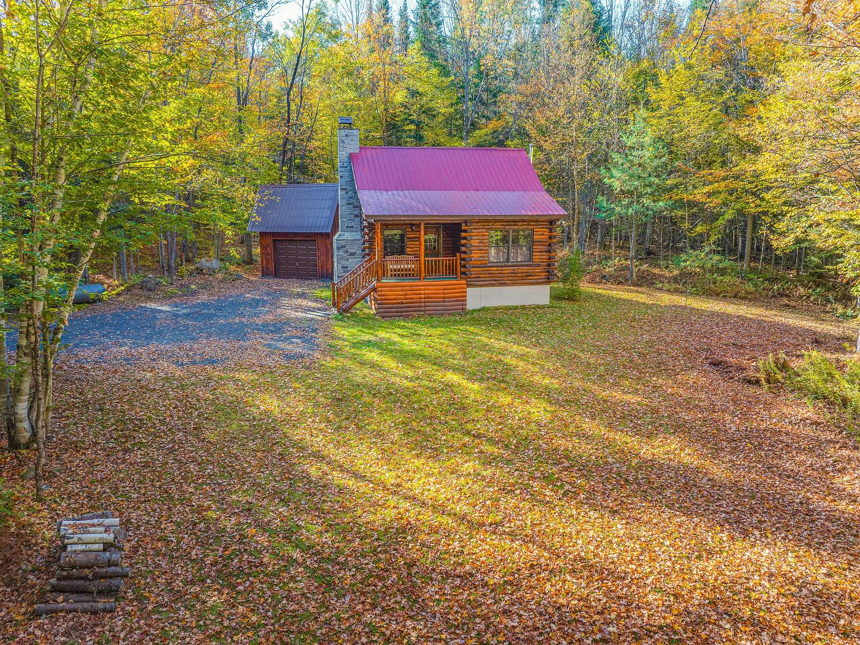 3 Acres of Residential Land with Home for Sale in Long Lake, New York