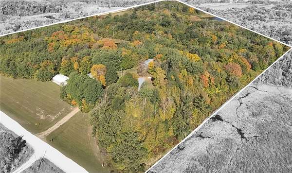 40 Acres of Recreational Land with Home for Sale in Erhard, Minnesota