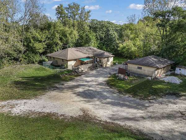 12.8 Acres of Land with Home for Sale in Trevor, Wisconsin