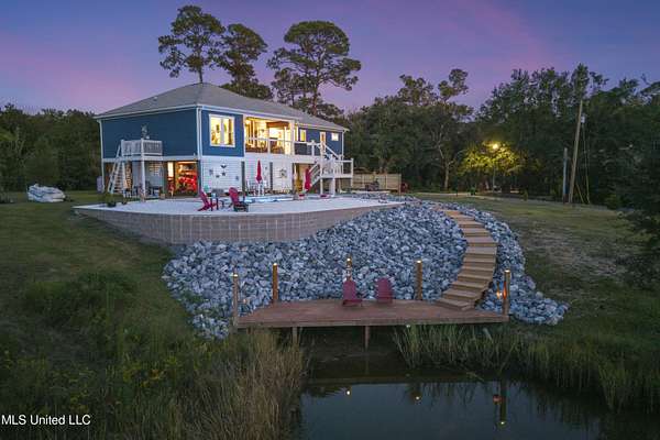 6.55 Acres of Residential Land with Home for Sale in Biloxi, Mississippi