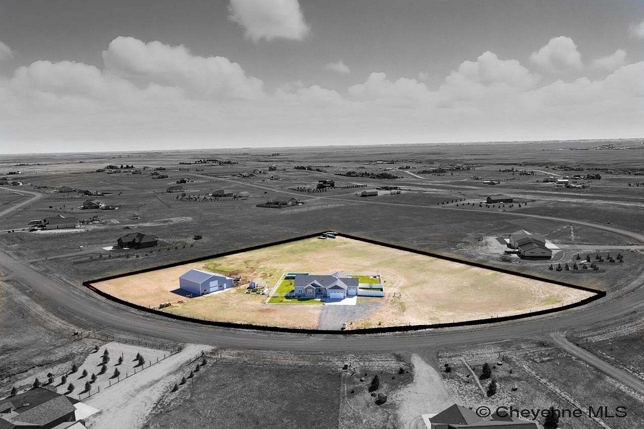 4.54 Acres of Land with Home for Sale in Cheyenne, Wyoming