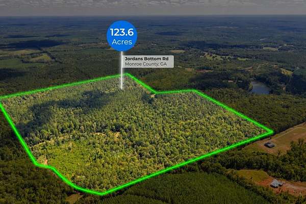 124 Acres of Recreational Land & Farm for Sale in Culloden, Georgia