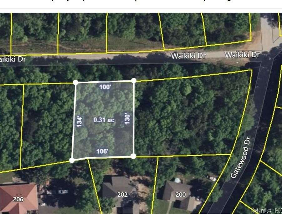 0.31 Acres of Residential Land for Sale in Hot Springs, Arkansas