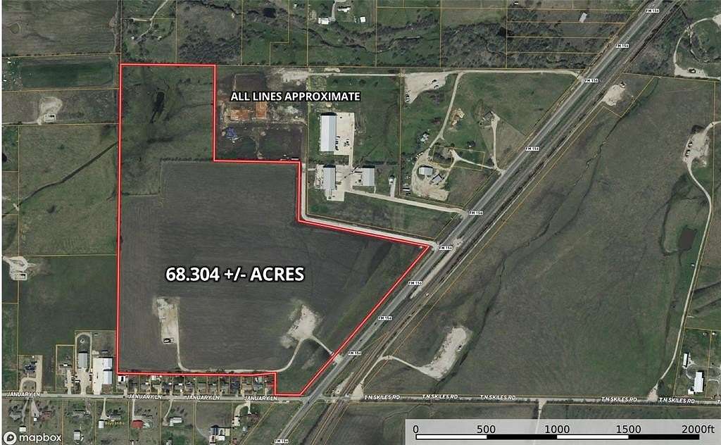 68.3 Acres of Agricultural Land for Sale in Ponder, Texas