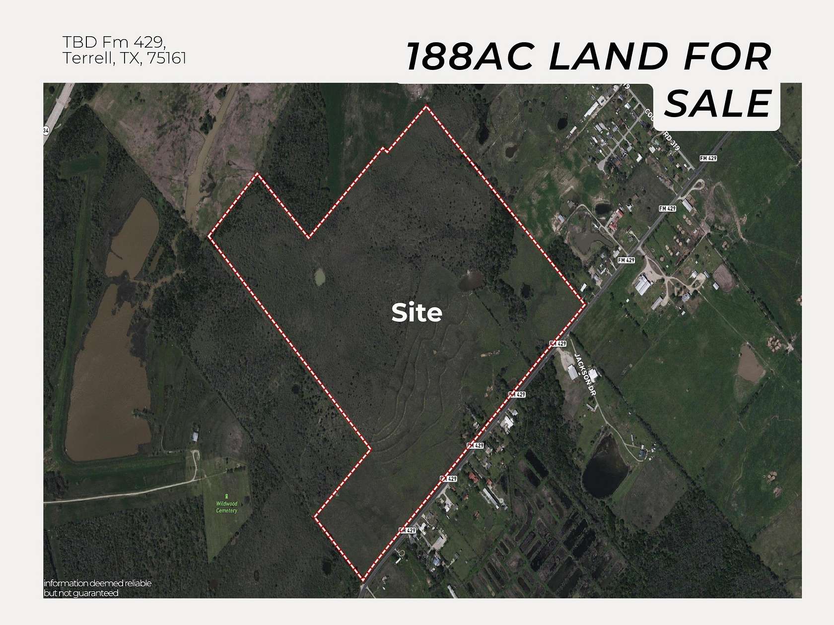 187 Acres of Land for Sale in Terrell, Texas