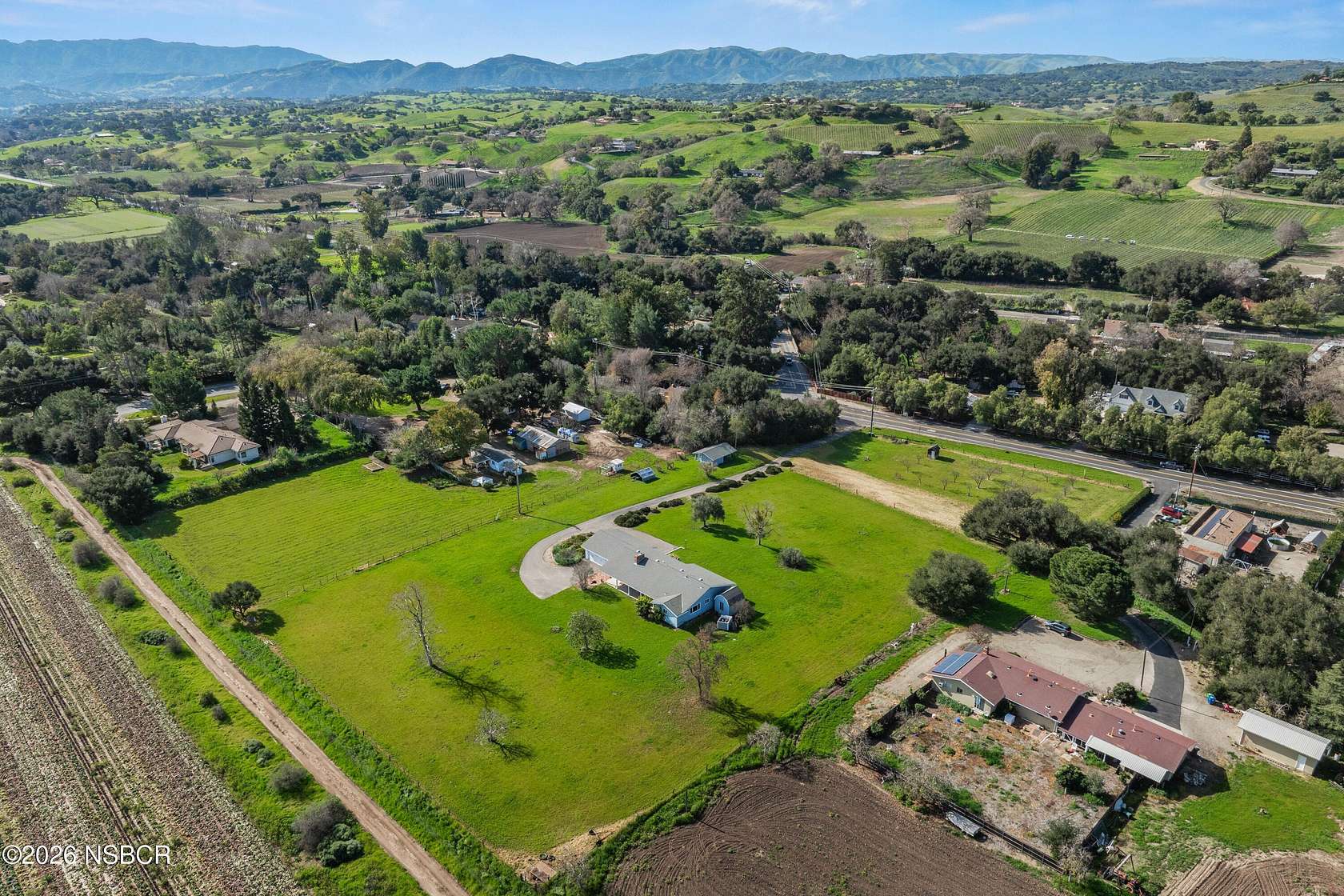 3.49 Acres of Land with Home for Sale in Los Olivos, California