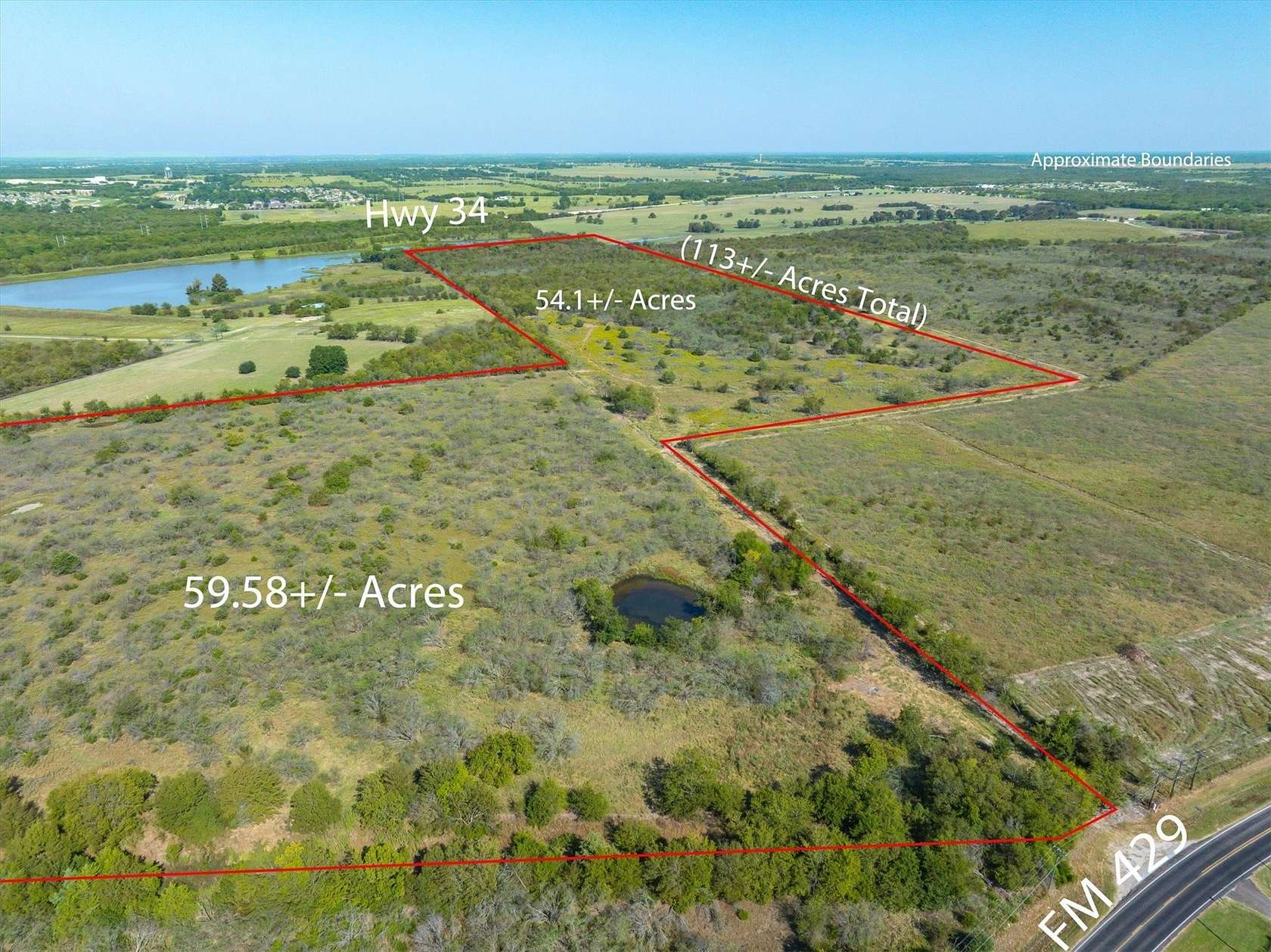 114 Acres of Land for Sale in Terrell, Texas