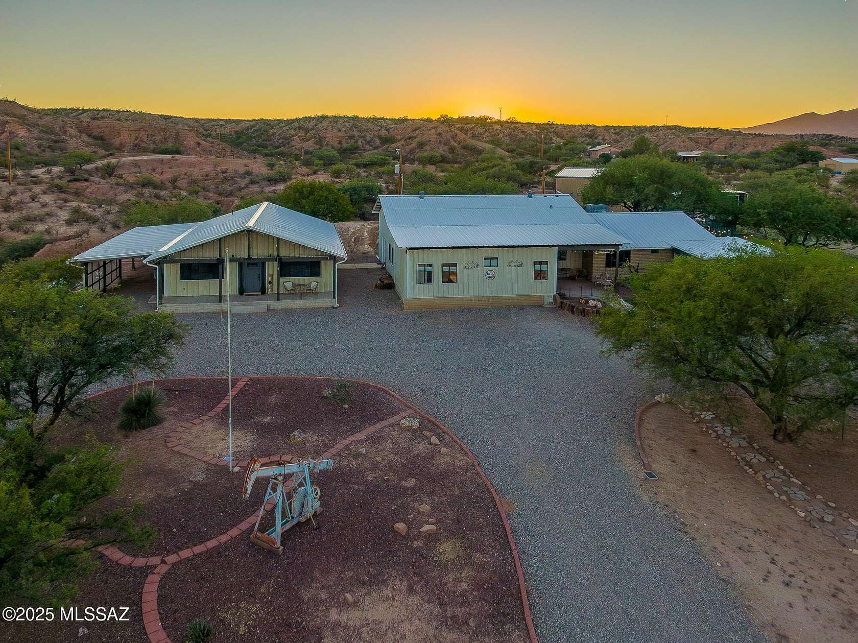 25.6 Acres of Agricultural Land with Home for Sale in Benson, Arizona