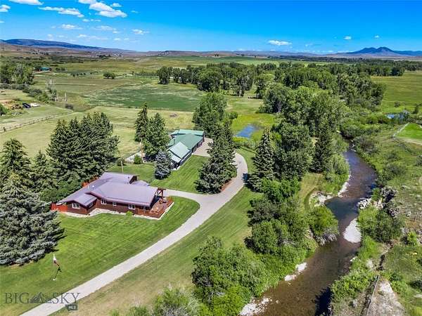 7.33 Acres of Residential Land with Home for Sale in Wilsall, Montana