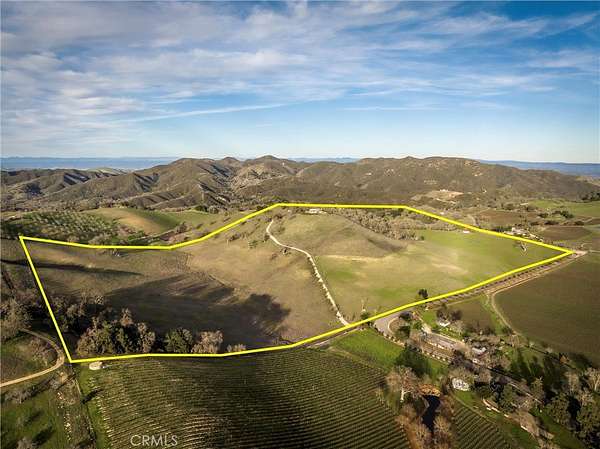 86 Acres of Agricultural Land with Home for Sale in Paso Robles, California