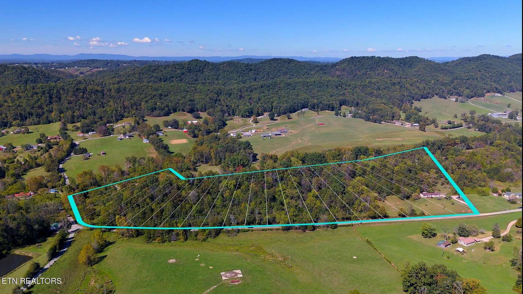 12.9 Acres of Land with Home for Sale in Luttrell, Tennessee