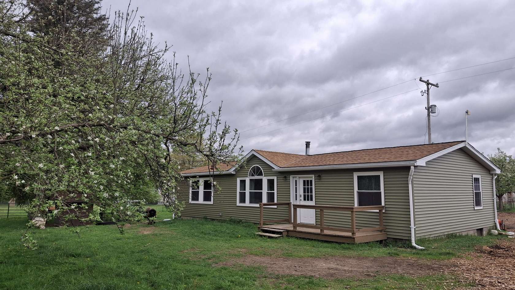 6.58 Acres of Land with Home for Sale in Harrison, Michigan