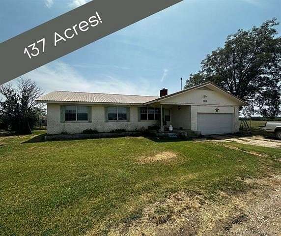 137 Acres of Agricultural Land with Home for Sale in Bokchito, Oklahoma
