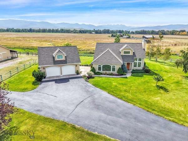 20.2 Acres of Agricultural Land with Home for Sale in Gallatin Gateway, Montana